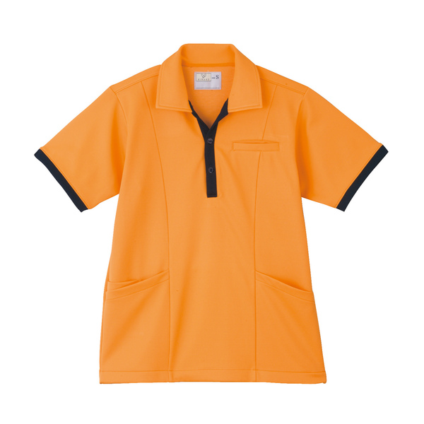 CR129色が豊富ポケットいっぱい介護用ケアワークシャツ男女兼用(E95C5 